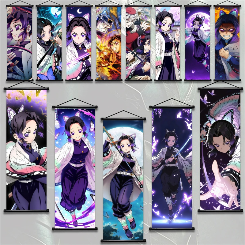 Home Textiles Products - Shinobu Kocho Demon Slayer Artystyczny Zwoj