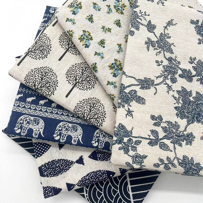 Home Textiles Products - Tkanina w stylu retro boho z