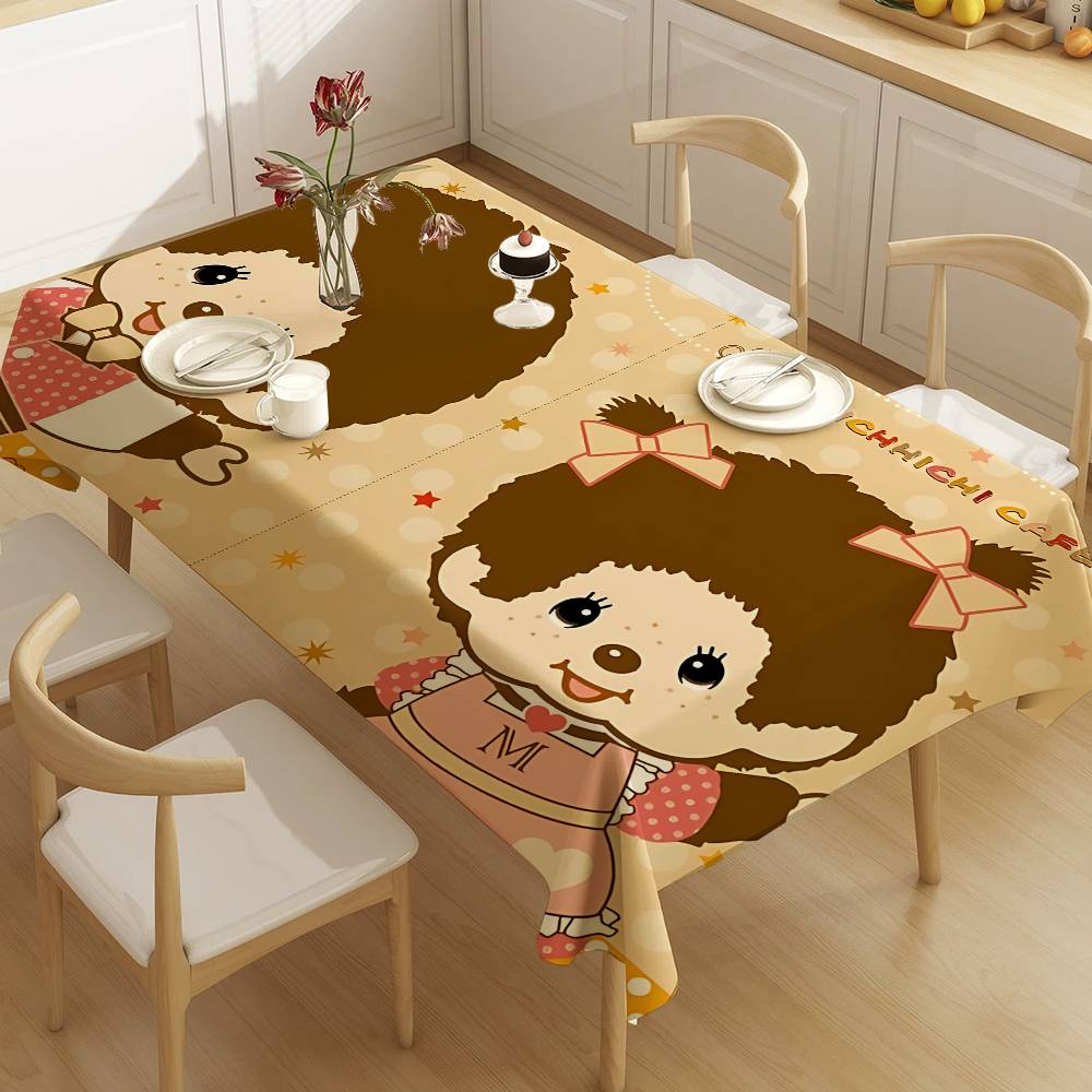 Home Textiles Logo - Popularny obrus z logo M-Monchhichi, modny