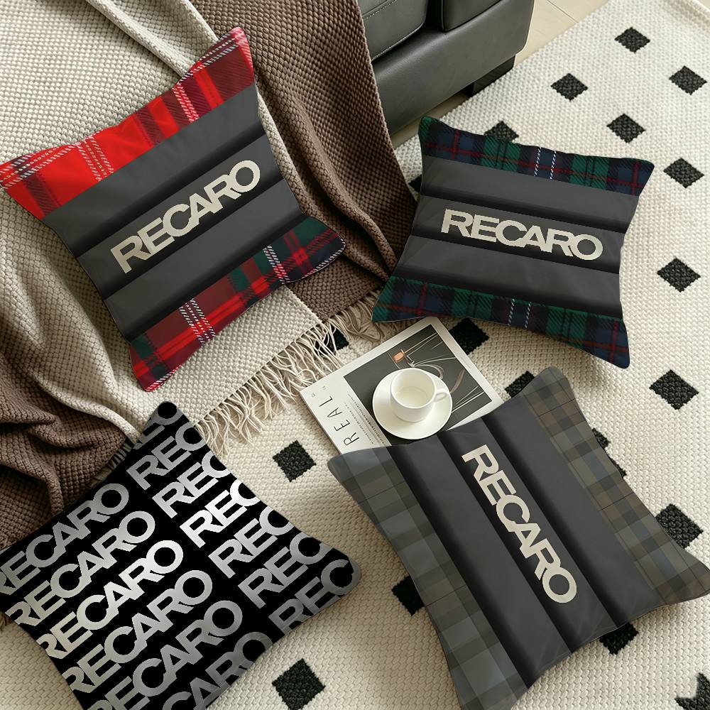 Home Textiles Logo - R-Recaro Logo Personalizowane poduszki dekoracyjne z