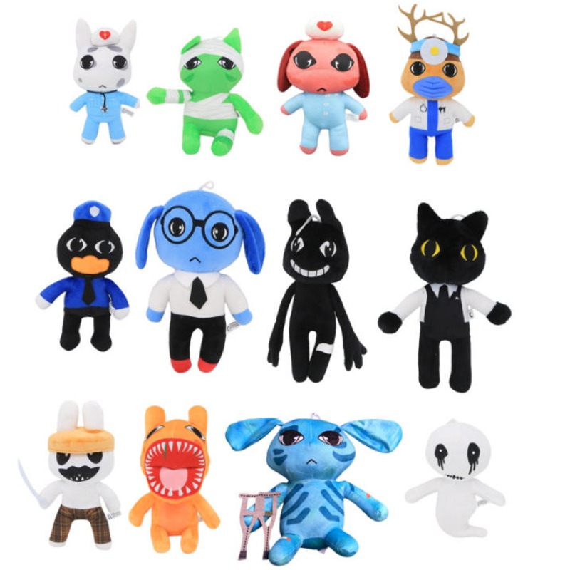 Home Textiles Products - Pluszowe lalki z horroru „Animal Hospital”,