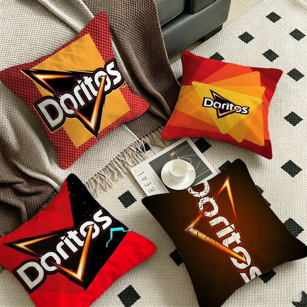 Home Textiles Logo - Poszewka na poduszkę z logo D-Doritos,