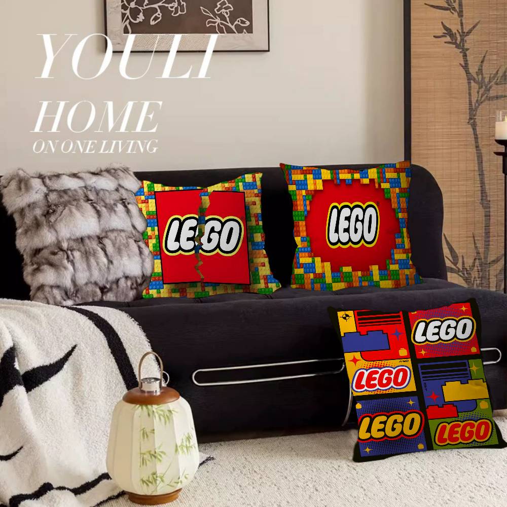 Home Textiles Logo - Klasyczna poszewka na poduszkę z logo