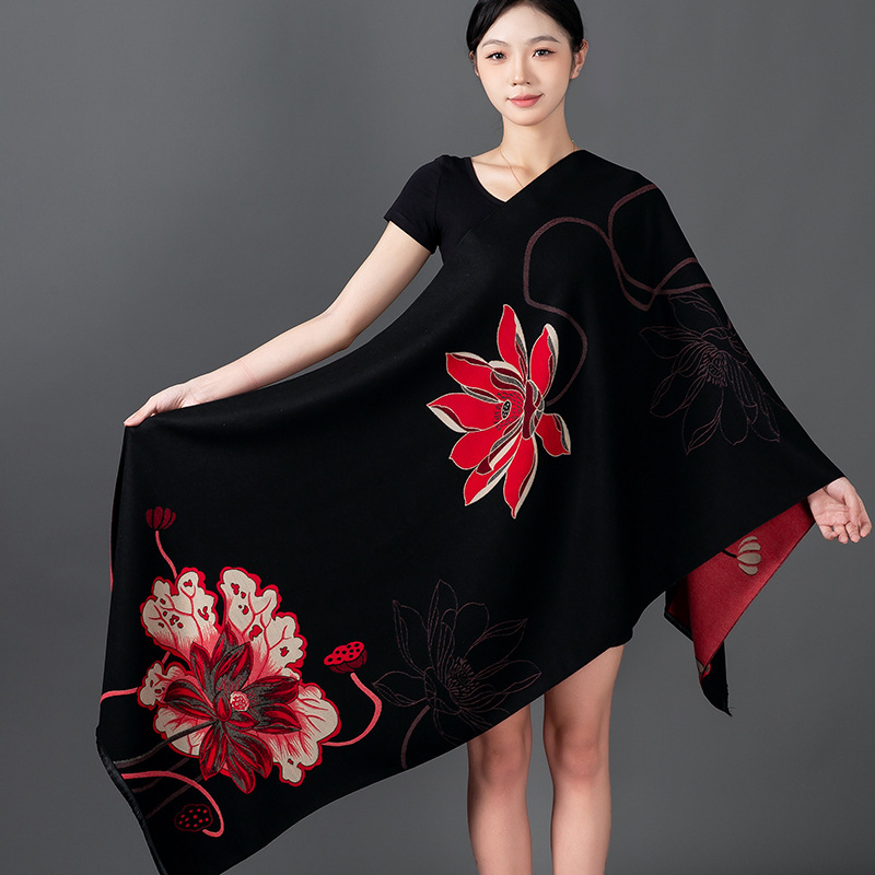 Damski Zimowy Szal Kaszmirowy  – Home Textiles Blanket recenzja i cena
