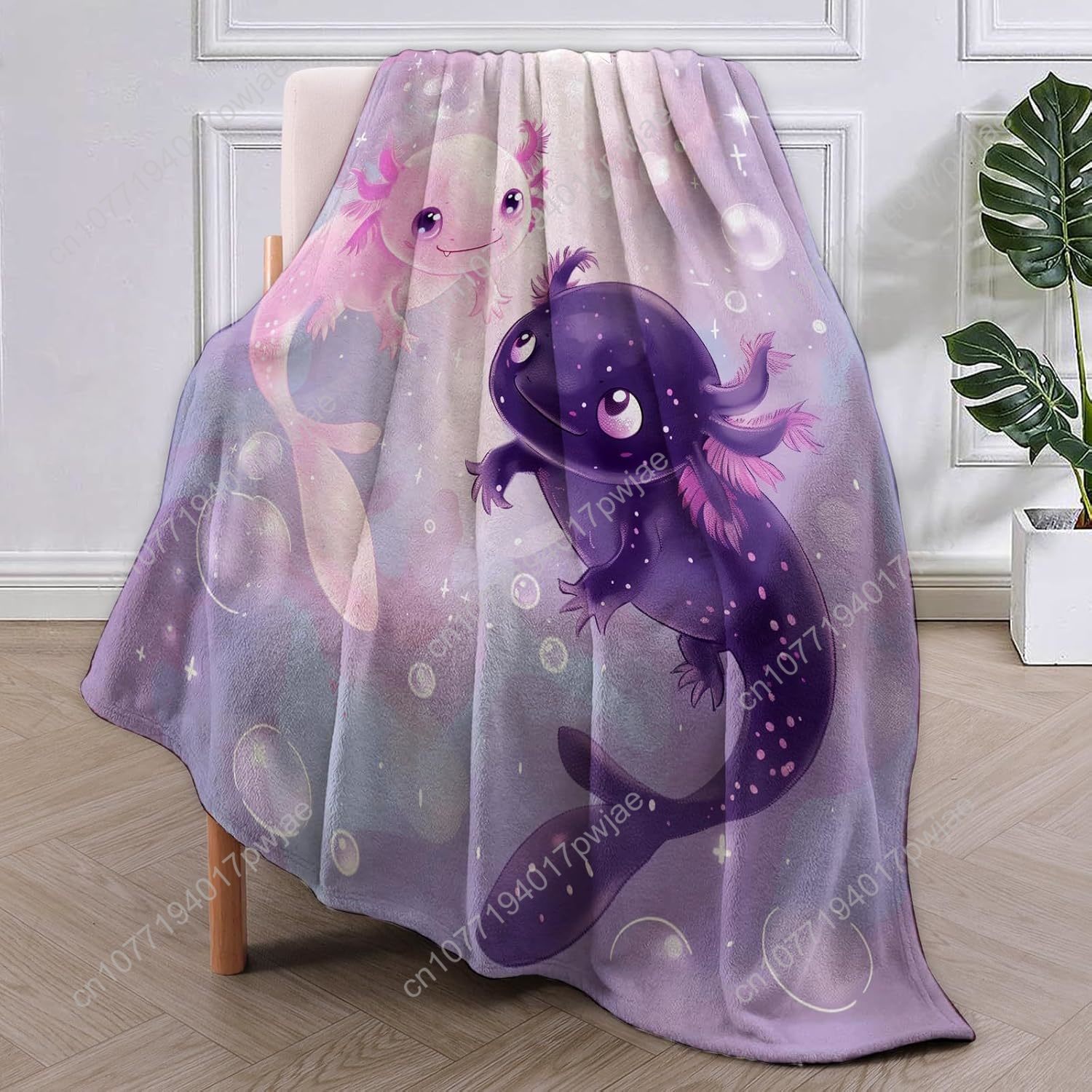 Koc z aksolotlem, urocze aksol – Home Textiles Blanket recenzja i cena