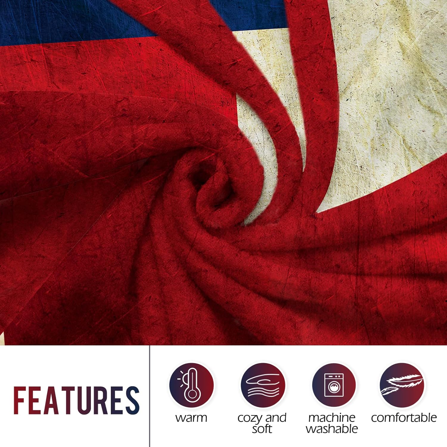 Koc z flagą Teksasu, prezent d – Home Textiles Blanket recenzja i cena