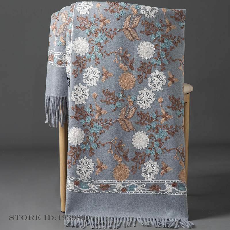 Damska kaszmirowa pashmina, sz – Home Textiles Blanket recenzja i cena