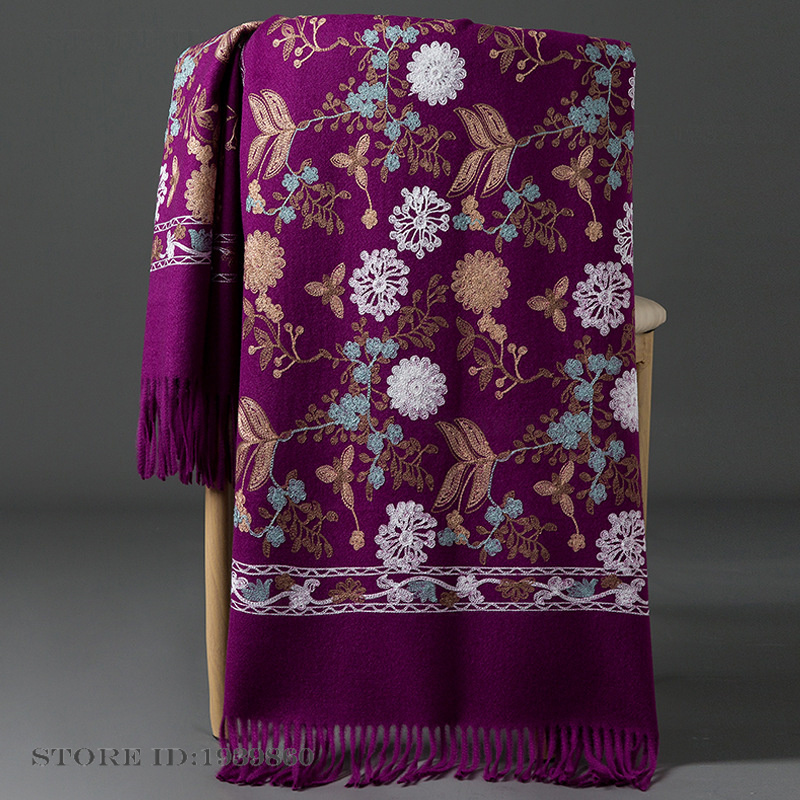 Damska kaszmirowa pashmina, sz – Home Textiles Blanket recenzja i cena