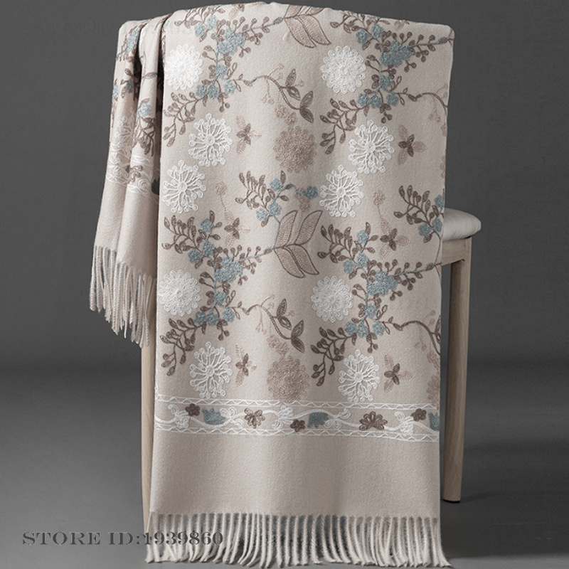 Damska kaszmirowa pashmina, sz – Home Textiles Blanket recenzja i cena