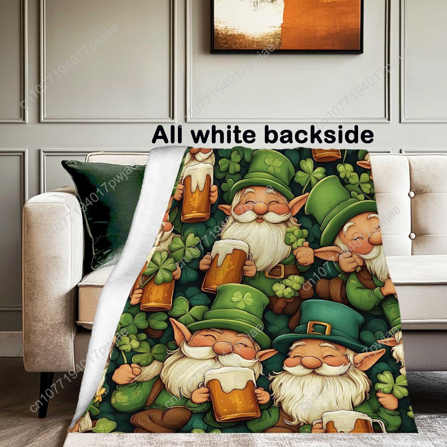 Koc z motywem Świętego Patryka – Home Textiles Blanket recenzja i cena
