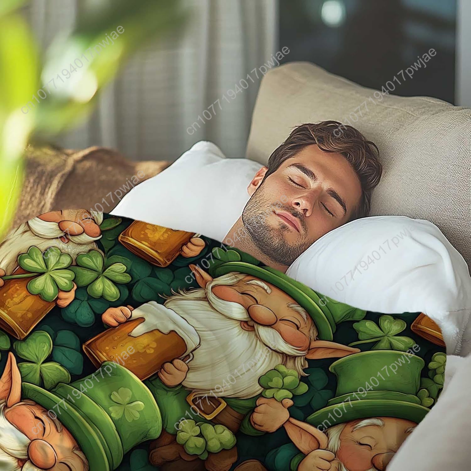 Koc z motywem Świętego Patryka – Home Textiles Blanket recenzja i cena