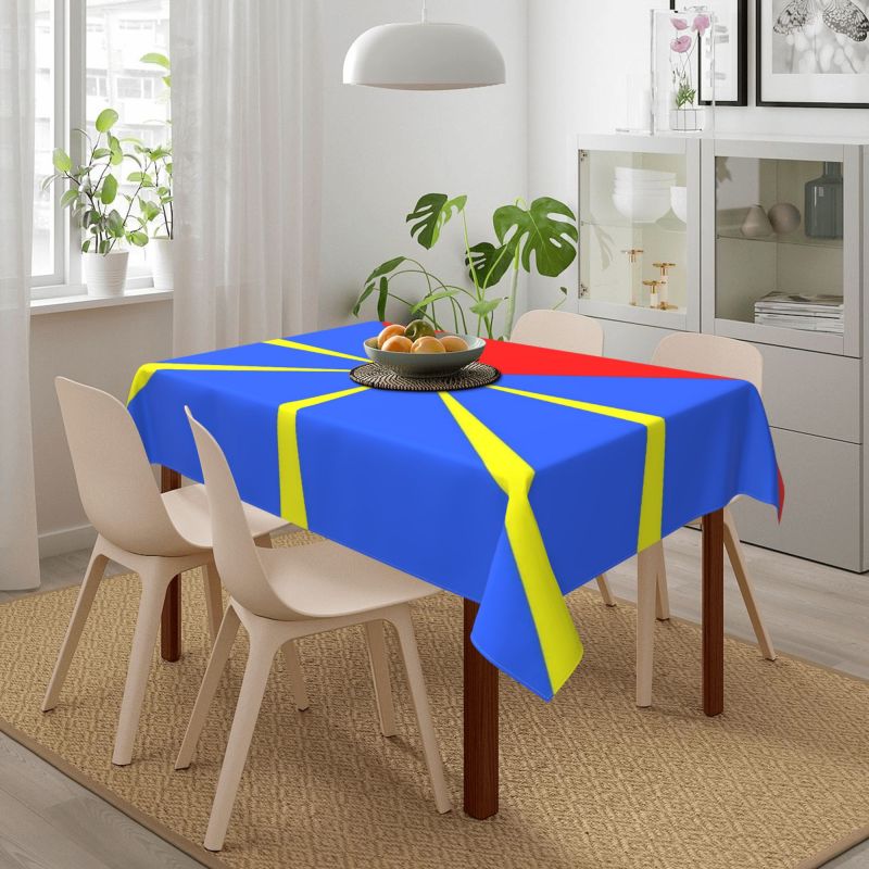 Obrus z logo Wyspy Reunion, pr – Home Textiles Logo recenzja i cena