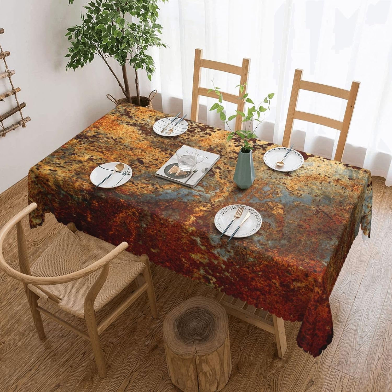 Obrus przemysłowy brązowy rdza – Home Textiles Industry recenzja i cena